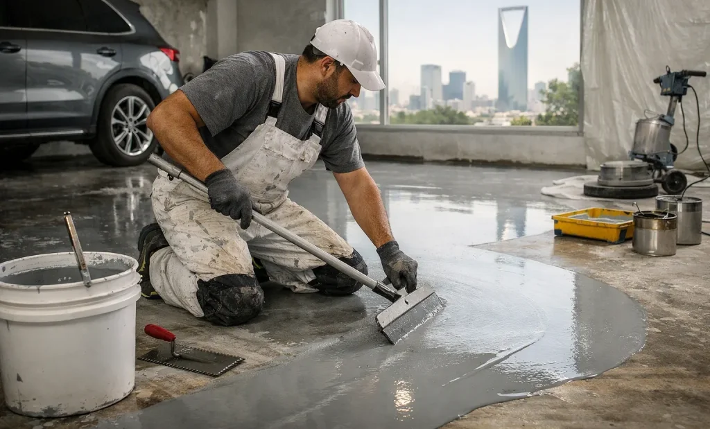 دهانات إيبوكسي للجراجات بالرياض